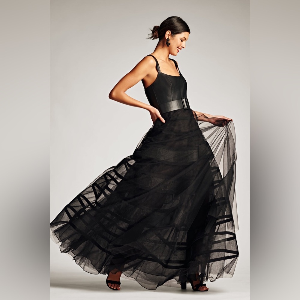 Sachin & Babi Black Gown size 4